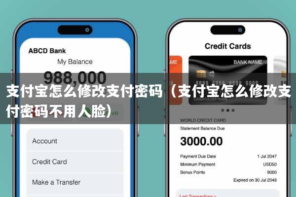 支付宝怎么修改支付密码（支付宝怎么修改支付密码不用人脸）