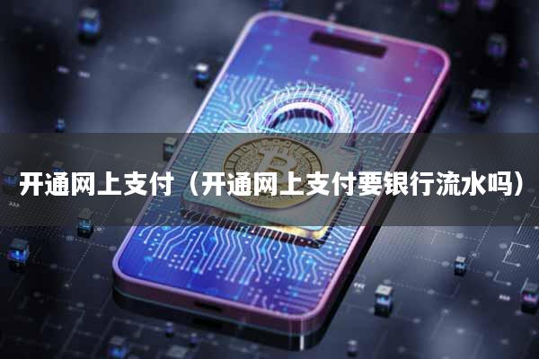 开通网上支付(开通网上支付要银行流水吗)