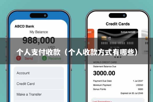 个人支付收款(个人收款方式有哪些)